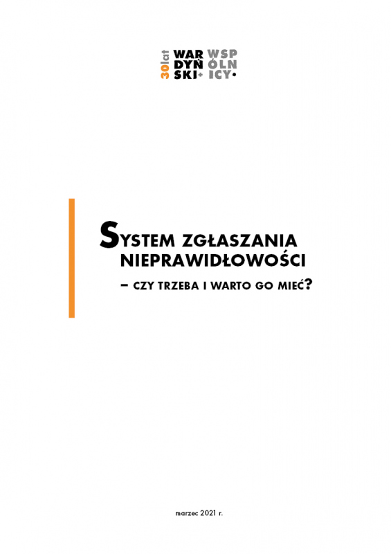 System zgłaszania nieprawidłowości – czy trzeba i warto go mieć?