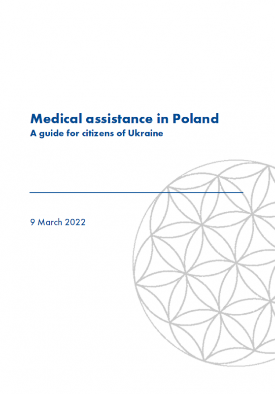 Medical assistance in Poland. A guide for citizens of Ukraine