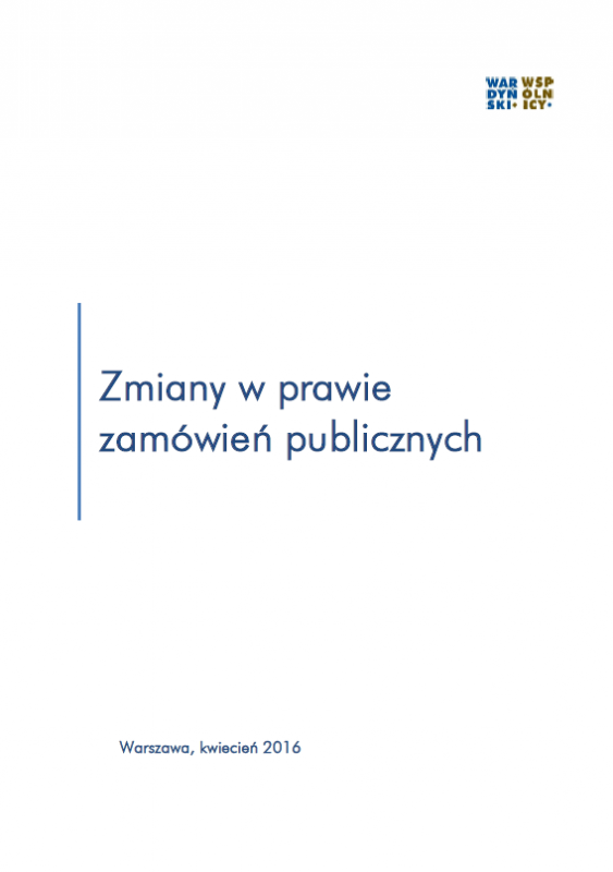 Zmiany w prawie zamówień publicznych