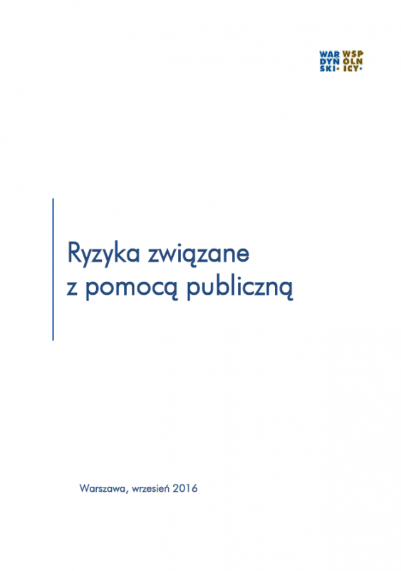 Ryzyka związane z pomocą publiczną